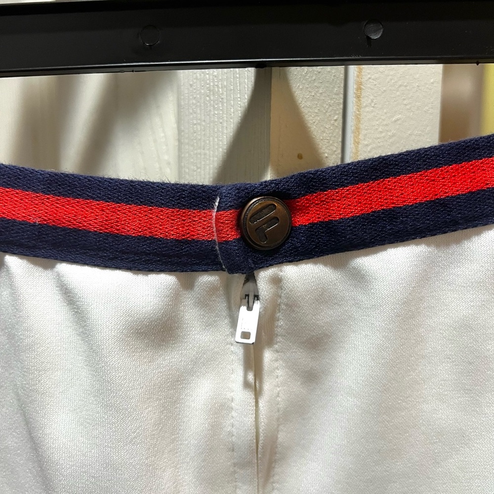 Fila Vintage White Tennis Skirt Made in Italy - Picture 3 of 7